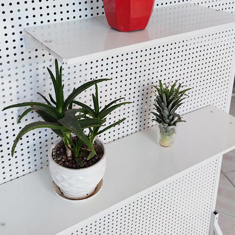 Punch-Free Pegboard Tool Organizer Wall Rack White 28x20 cm