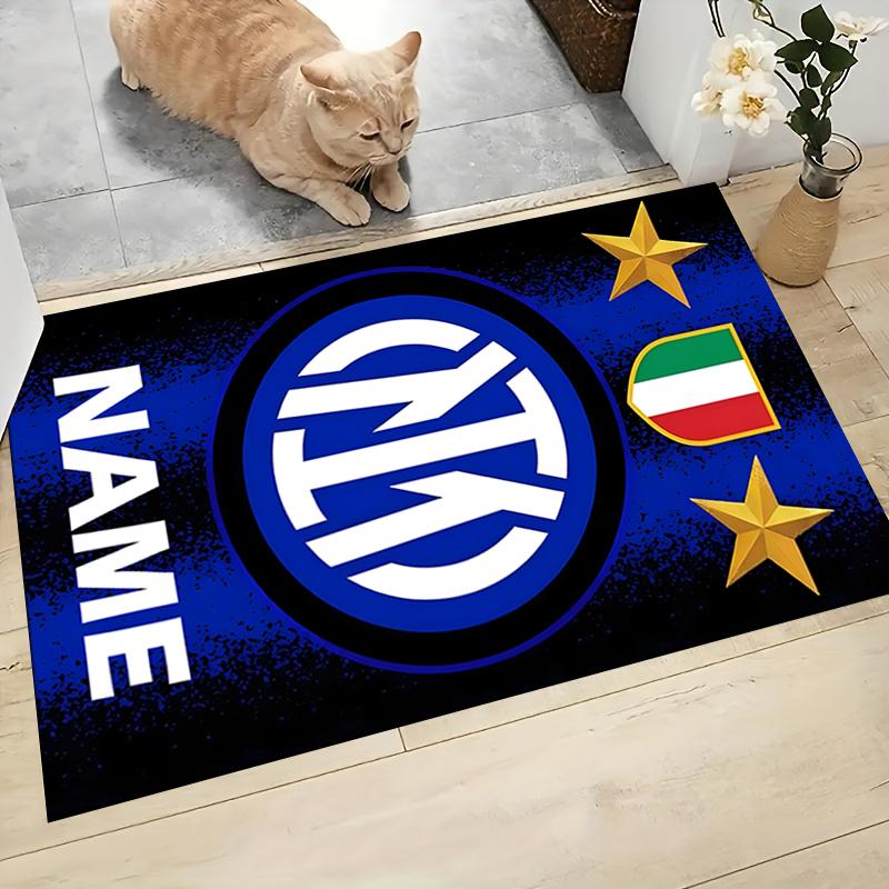 Custom Name Argentina Football Crest Carpet Rug Customizable Soft Washable Anti-Slip Home Living Room Sofa Mats Personalized Rug. 0909193