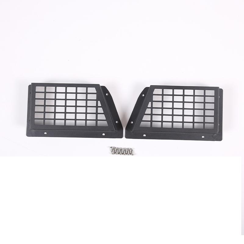 

Aluminum Alloy Car Front Door Storage Box Organizer Holder Door Pockets For Hummer H3 2005-2009 Stowing Tidying Accessories чёрный