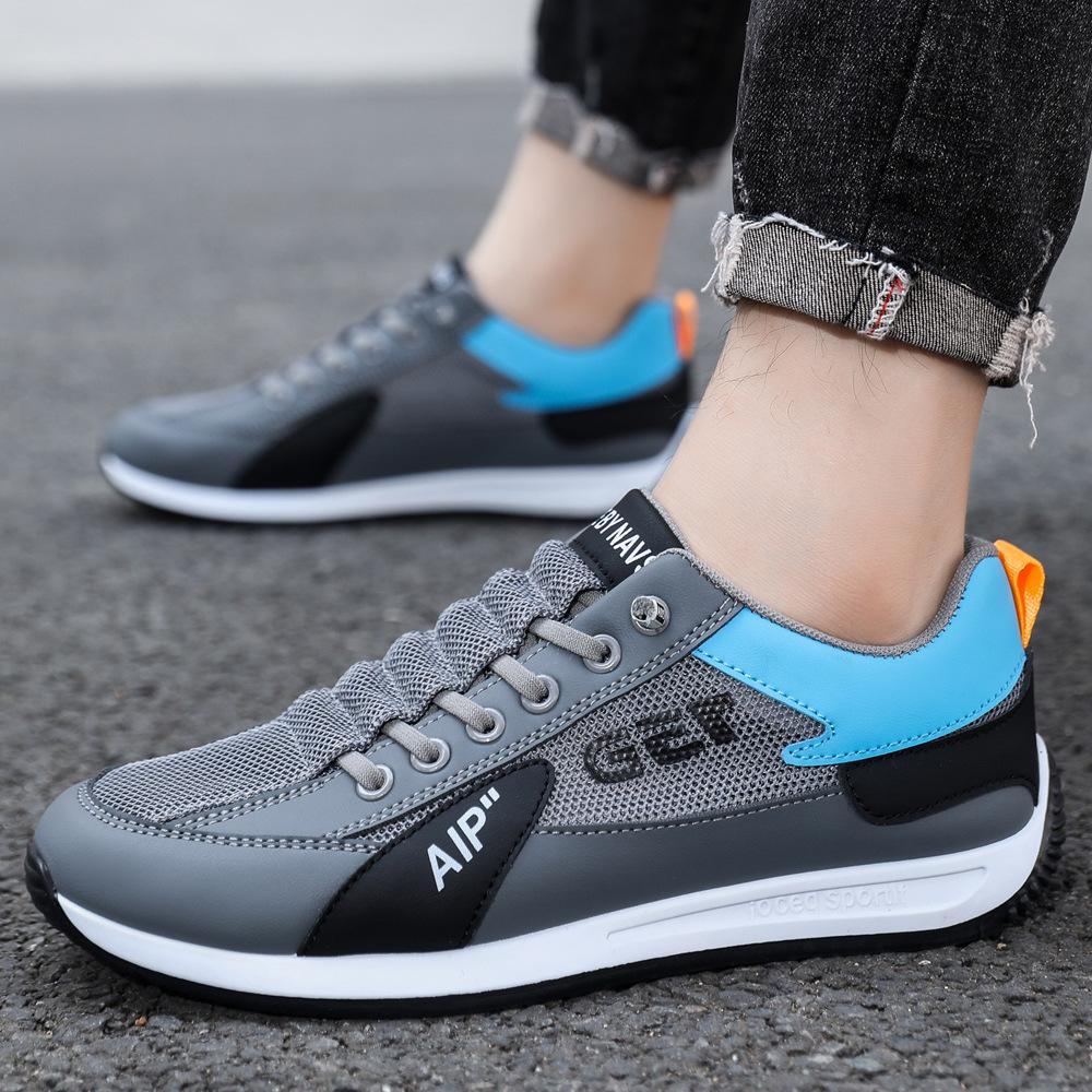 Brand Men's 2025 Summer Lightweight Sports Shoes - Comfortable, Soft Sole, Fashionable, Casual Mesh Design