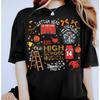 Disney Channel High School Musical Troy Bolton Cuore Pallacanestro T-shirt cotone comodo strato base per tutte le stagioni