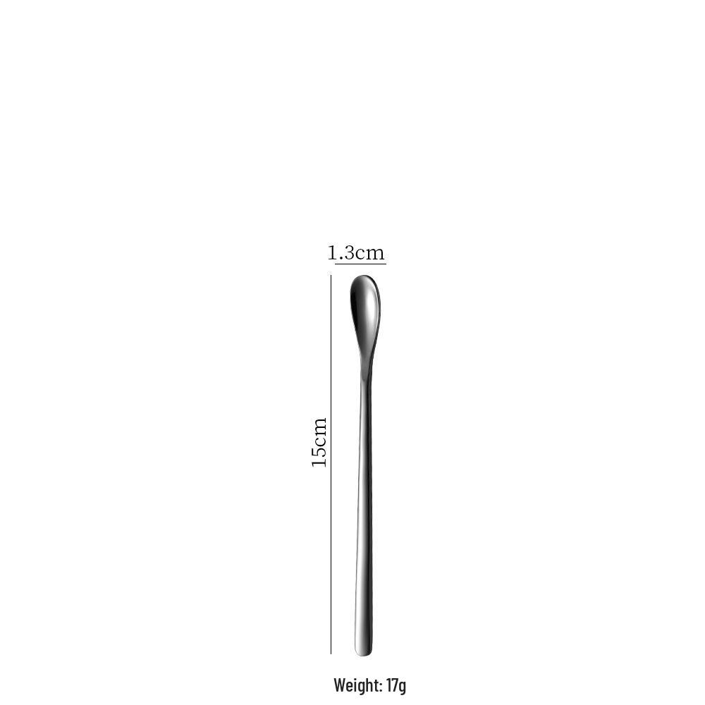 Acciaio Inossidabile 304 Manico Lungo Bar Spoon e Cucchiaio da Miscelazione per Miele, Caffè, Ghiaccio e Uso a Tavola