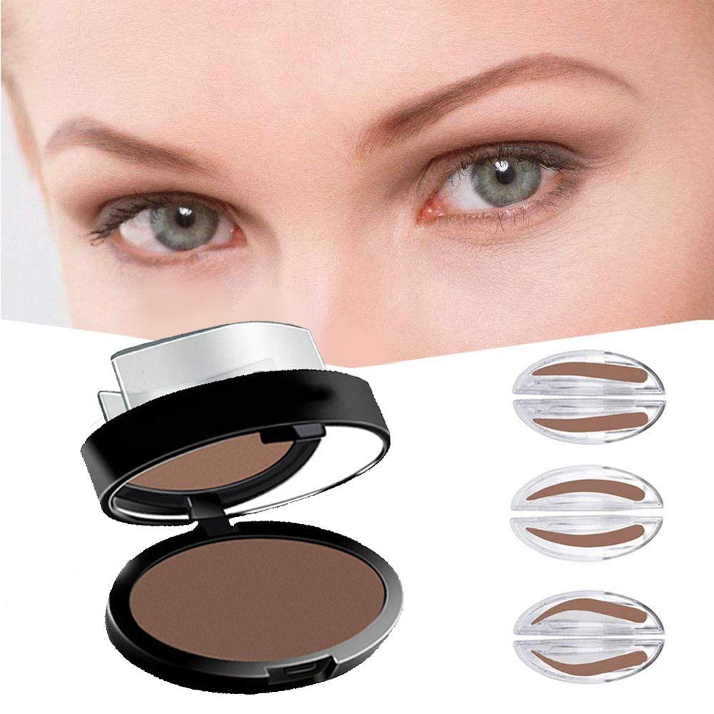 

Shape Eye Brow Tint Brow Stamps Eyebrow Seal Stamp Eyebrow Powder Stamp Eyebrow Powder Palette Curved eyebrow темно-коричневого кольору