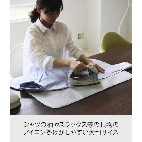 Yamazaki Ironing Mat, Aluminum, Approx. W72 X D48 X H0cm, Aluminum Coated, Compact Storage, Ironing Mat, 1649