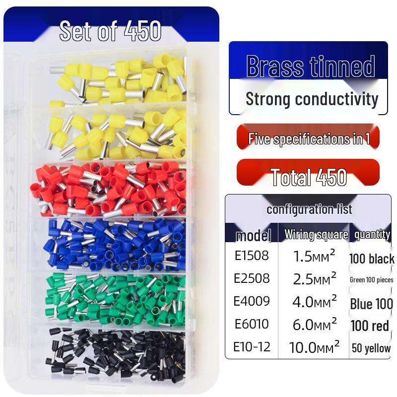 VE-Klemmen-Crimpzangen-Set - HSC8 Hochkohlenstoffstahl Langlebige Elektrikerzangen