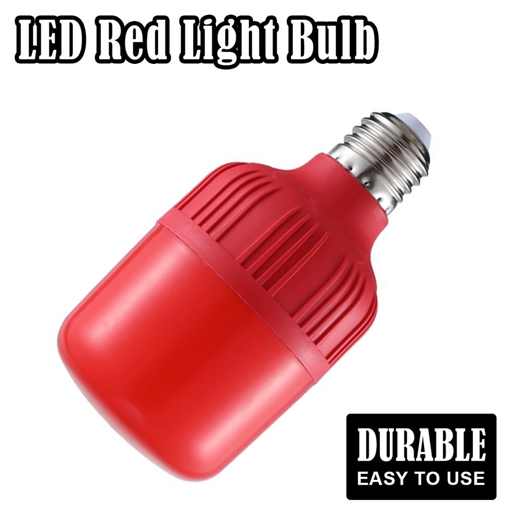 E27 Led Light Bulb Red Lantern Lamp 20w Bulbs Wedding Dc Power 220v Plastic Celebration Screw Wholesale Energy-saving Atmosphere