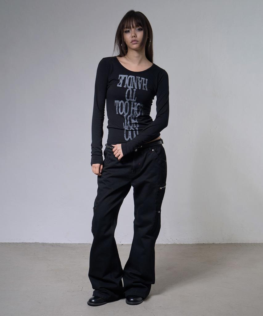 FANCY CLUB Too Hot Long Sleeve (Black) F26Zb530
