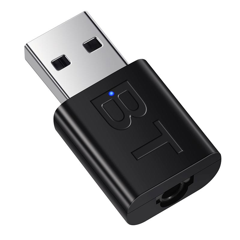 Usb Bluetooth Receiver Car Bluetooth 5.0 Audio Adapter Tv Computer Wireless Bluetooth Converter Plug And Play