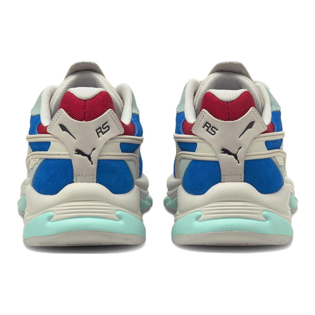 Puma Rs-Connect Buck Fabric Leather Sport Multicolor Low-Top Lifestyle Shoes Unisex Shoes Gray Blue Red 382710-02