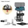 Variable Speed Router Cordless Wood Router For Woodworking Projects Rack And Pinion Depth Mechanism Collets 6mm 6.35mm 14mm
