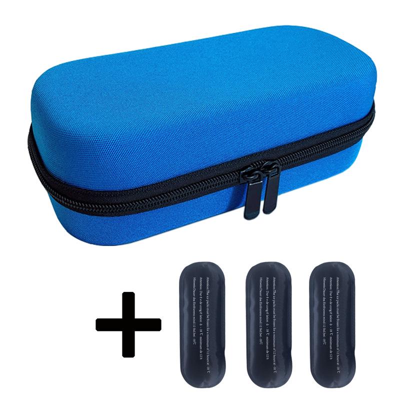 Portable Insulin Cooler Bag EVA Refrigeration Case for Medicine and Syringes