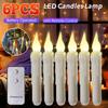 LED-Kerzen mit Fernbedienung LED-Flackerkerzen Weihnachtsdekoration für Innenräume Haus Zimmer Schlafzimmer Party Batteriebetrieben