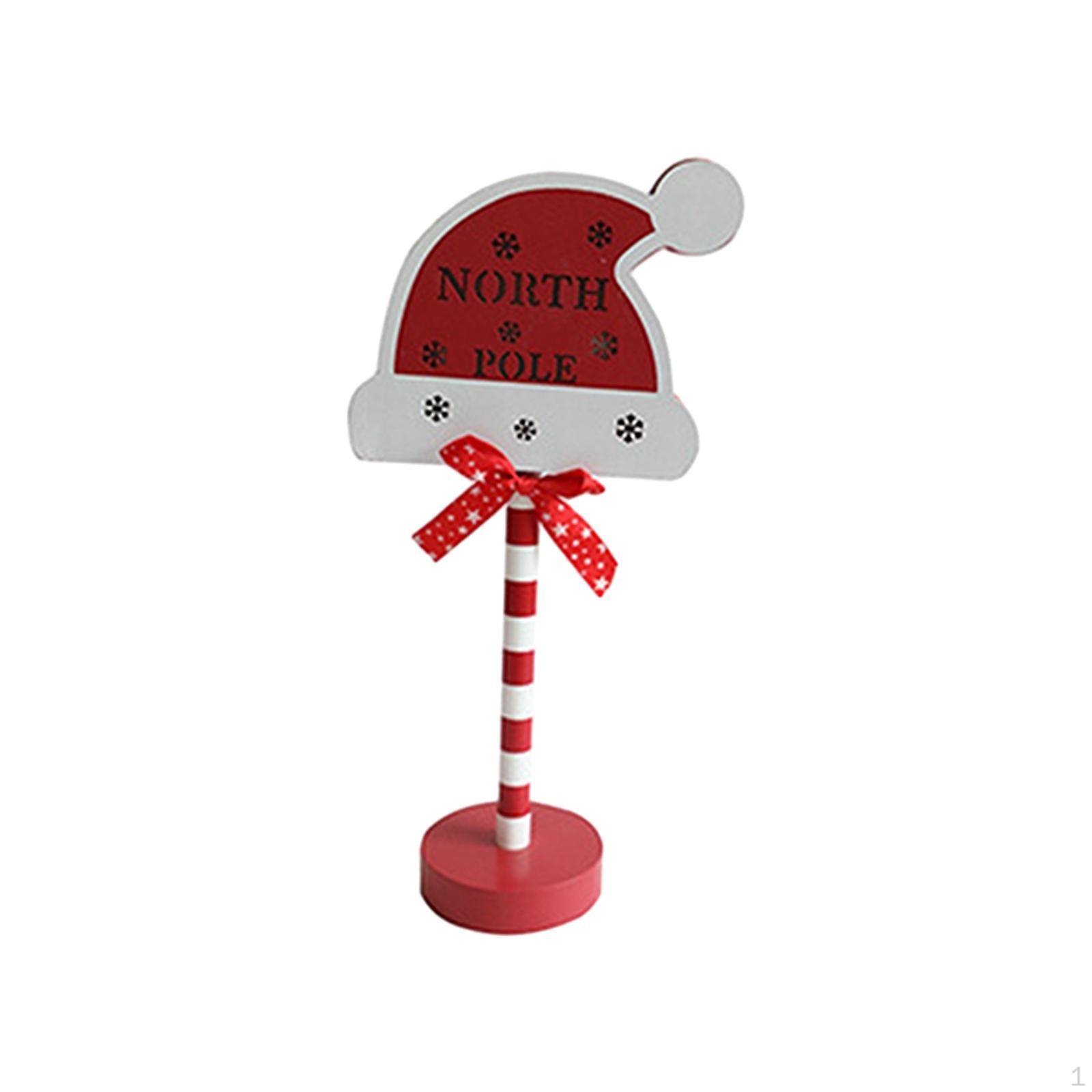 Christmas Light Sign Decorative Festival Lighting Pathway LED Lamp Xmas Ornaments Christmas Hat