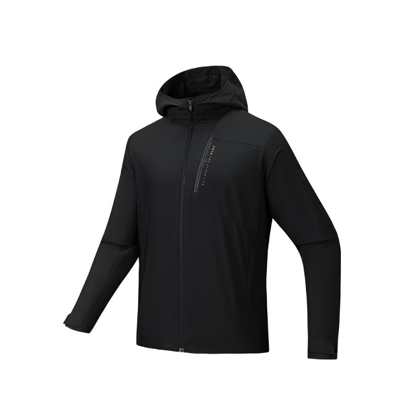 Anta Training Series Sports Minimalist Hooded Zipper Comfortable Versatile Casual Jacket Men jackets 152537605N-3