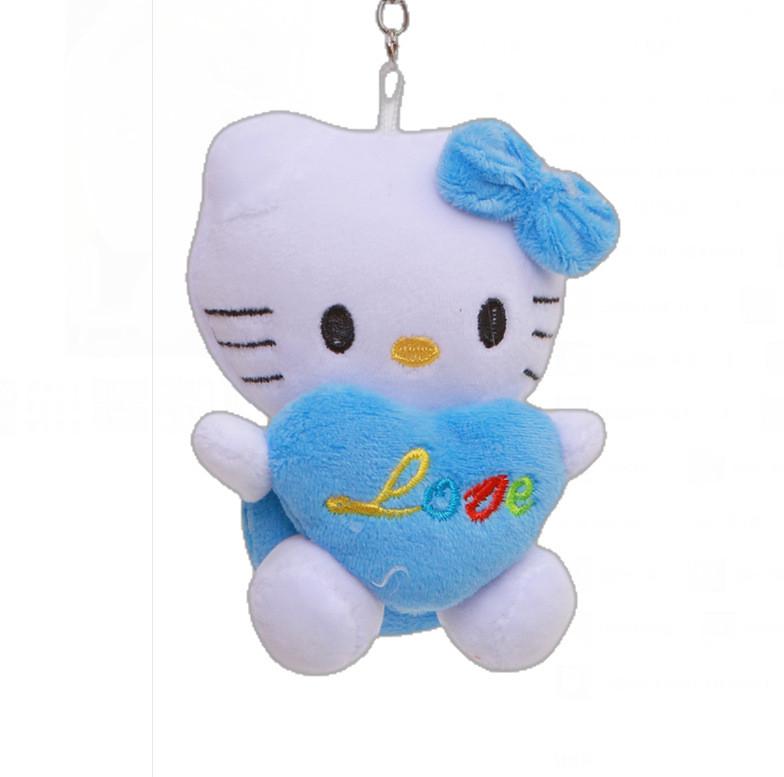 Hello Kitty Plush Keychain With Metal Clasp And Gift For Collectors