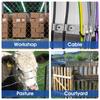 200 Set Stainless Steel Fence Wire Clamps Garden Durable Fasteners Fence Clips for 12-16 Gauge Welded Wire To Wood Metal