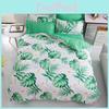 Exquisite Tropical Leaf Quilt Cover Doona Cover Duvet Cover Bedding Set For All Sizes