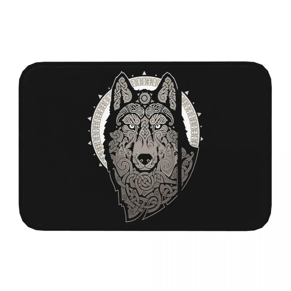 

Bedroom Mat NORTHERN WOLF Rug Home Doormat Kitchen Carpet Balcony 40cmx60cm