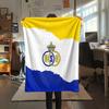 Royal Union Saint-Gilloise Flanelldecke mit Aufdruck, Hohe Qualität, Bequem für alle Jahreszeiten, Heimdekoration, Wärme und Komfort