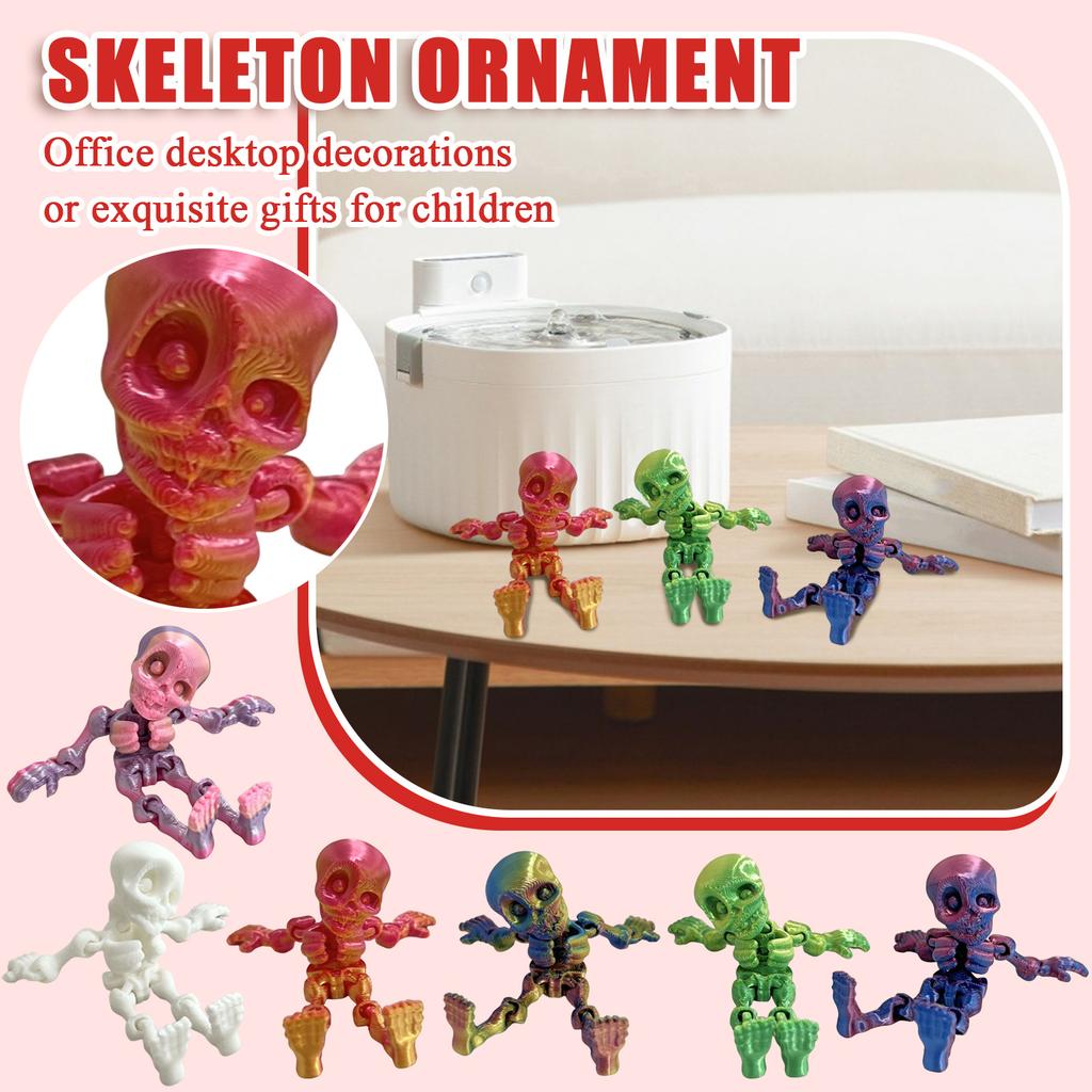 15pcs 3D Printed Articulated Decorative Figurines