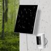 Solar Panel 10W 6V Outdoor Solar Cells 360° Adjustable Wall Mount Camera Solar Panel Micro USB+Type-C for Ring Eufy Blink Arlo