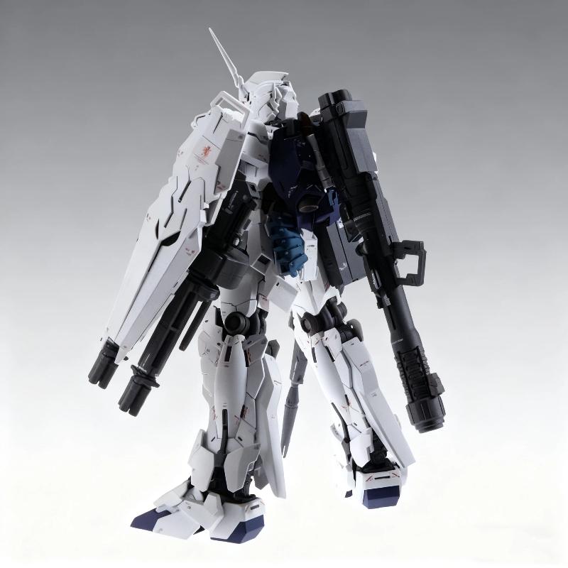MGEX 1/100 Unicorn Triple Shield Ver Zonder Kooi Zonder Licht Montage Modelbouw Kit Actiefiguren Antenne Reparatie Editie Trendy Speelgoed Cadeau