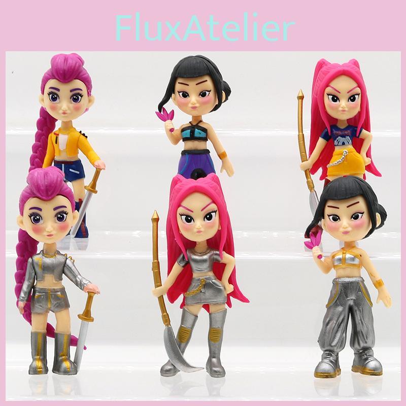 Kpop Demon Hunters Plastic Anime Action Figures For Collectors And Kids