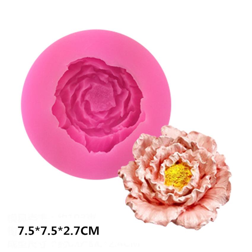 DIY Flower Shape Silica Gel Mold Soft Candy Craft Cake Candy Cake Baking Tool Mold Cake Decoration Tool