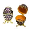 Boîte à Bijoux Richement Décorée Œuf de Fabergé
