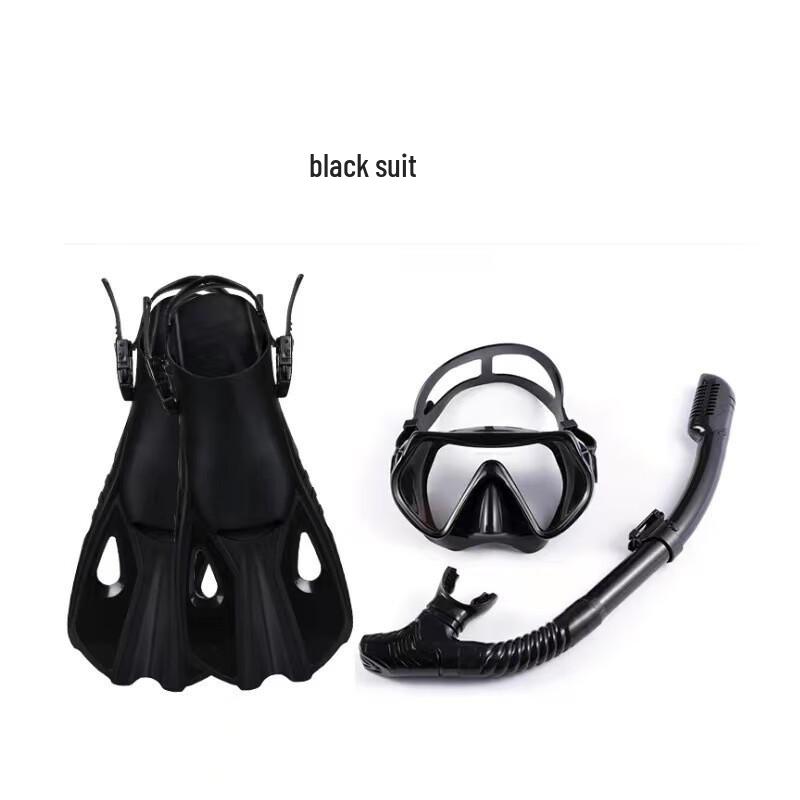 WEZHO Outdoor Snorkeling Set with Mask, Snorkel, and Fins