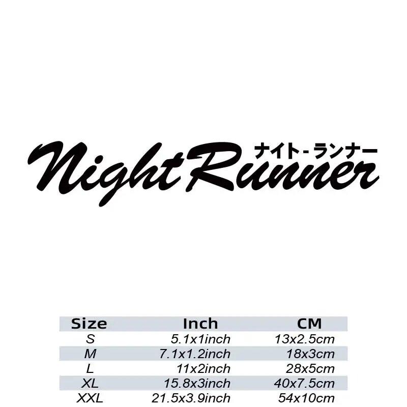 “Nightrunner”Stickersjdm Style Stickers Transform Your Car With Stylish Car Accessorieshigh Quality For Cars Trucks Motor!