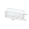 1 Stück Klarer Acryl-Fernbedienungs-Aufbewahrungsständer Selbstklebend Bohren Nicht Notwendig 4 Schlitze Organizer für Büro Schule Zuhause