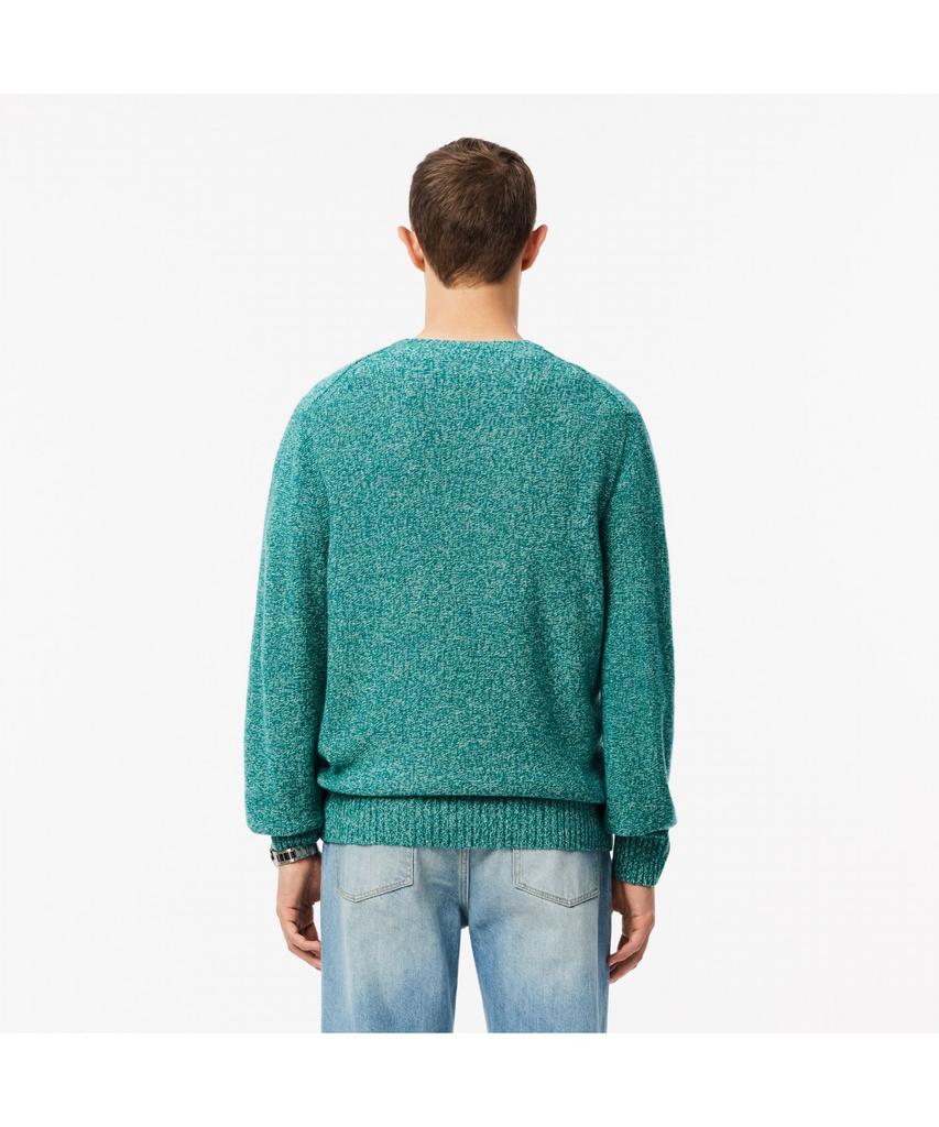 LACOSTE Men'S Melange Crewneck Pullover Ah2920-54N I80