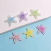 100pcs Cute Rainbow Colorful Starfish Flatback Resin Cabochon for Hair Bows DIY Scrapbooking Decoration Making Accessories