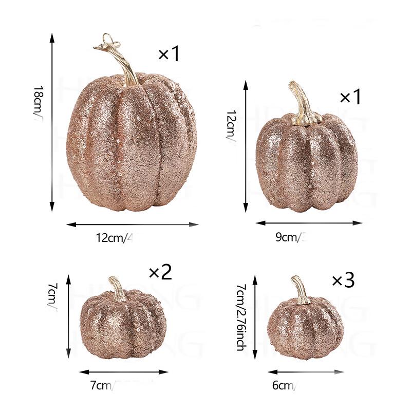 

Halloween Sequin Pumpkin Hanging Decoration