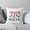 Merry Christmas Decoration Home Pillowcase Cushion Cover Colorful 45X45Cm Modern Living Room Sofa Bed Cartoon Cushion Cover