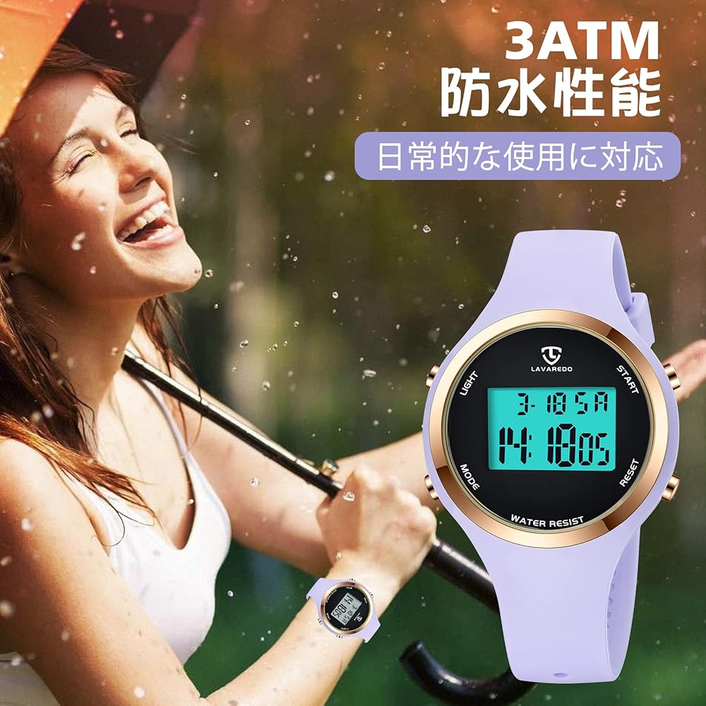 Digital Sports Watch Unisex Waterproof Alarm Date Display Multi-Function for Men Women Kids