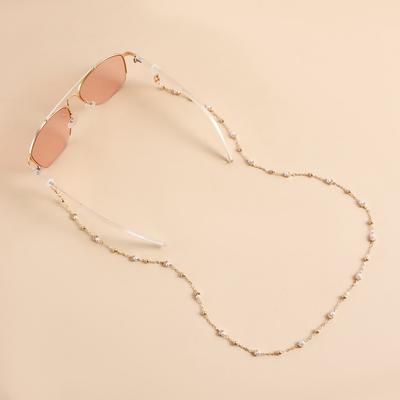 Accessories Mini Crescent Imitation Pearl Advanced Personality Non-Slip Light Luxury Glasses Chain Mask Lanyard Face