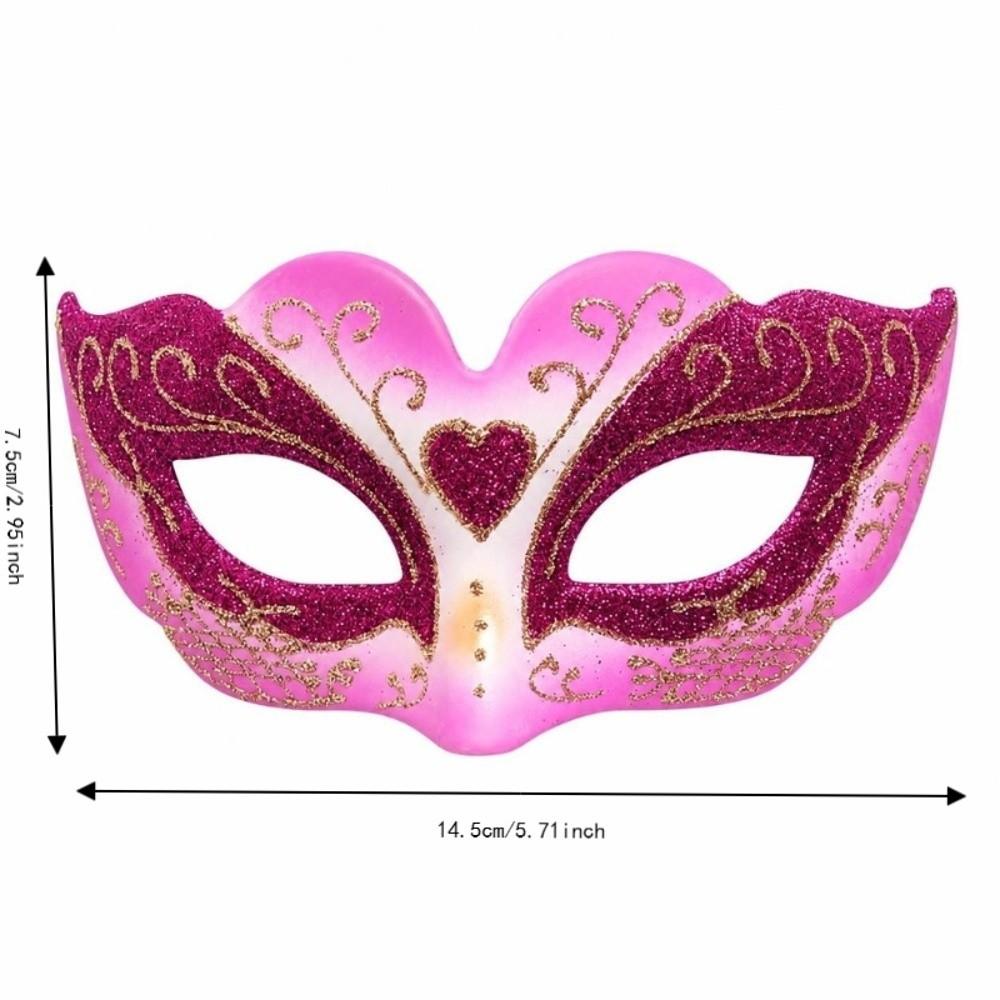 Half Face Kids Party Mask Multiple Colors Children Costume Mask Festive Half Face Mask Party