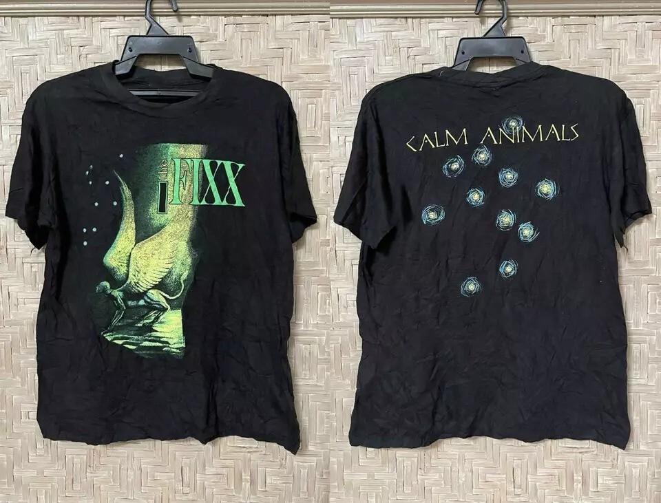Band The Fixx Calm Animals 100% Cotton Adult  All Size BT1206 Unisex T-Shirt XXXXL