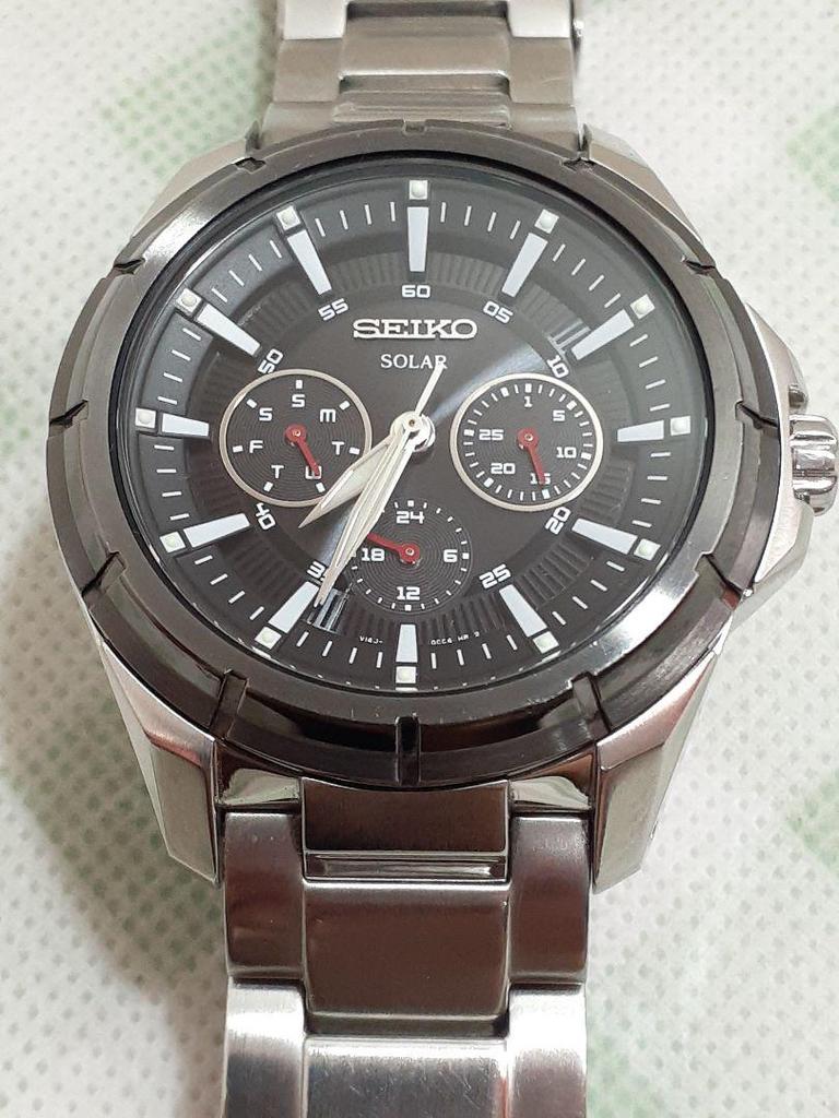 [USED] SEIKO Solar Watch Black