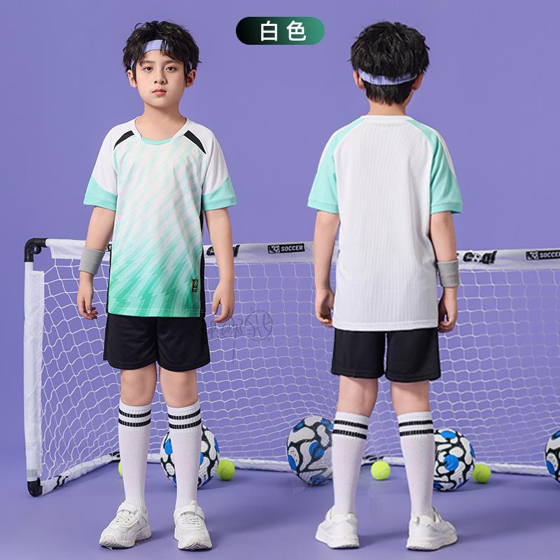 Football training uniforms Children s student football uniforms Training uniforms Men s and women s badminton uniforms Primary school students breatha 4XS