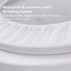 Portable Disposable Travel Toilet Seat Mat Soft Non-Woven Fabric White Toilet Seat Mats for Outing Hotel Hospital Public Toilet