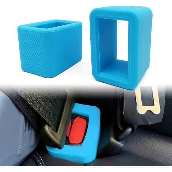 2 Pack Silicone Belt Buckle Holder-Easy Access to The Buckles of Rear Seats, Suitable for children and passengers with special needs, Car Accessories