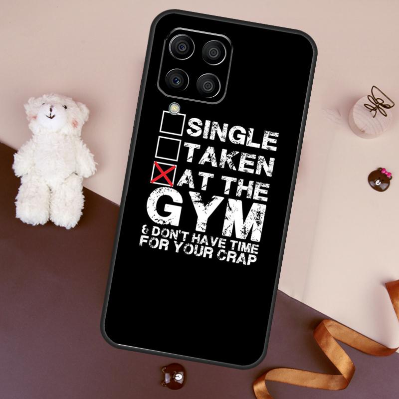 Bodybuilding Gym Fitness Quotes Case For Samsung Galaxy M06 M53 M13 M31 M11 M35 M55 M15 M56 M36 M16 M12 M32 M52 M14 M34 M54