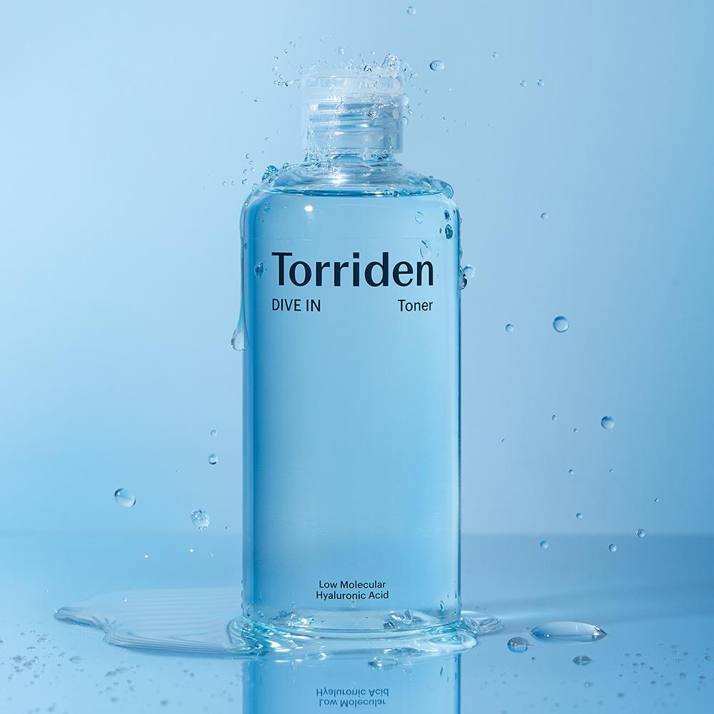 TORRIDEN Dive-In Low Molecular Hyaluronic Acid Toner 300ml – Lightweight Hydration, Skin Refreshing, Korean