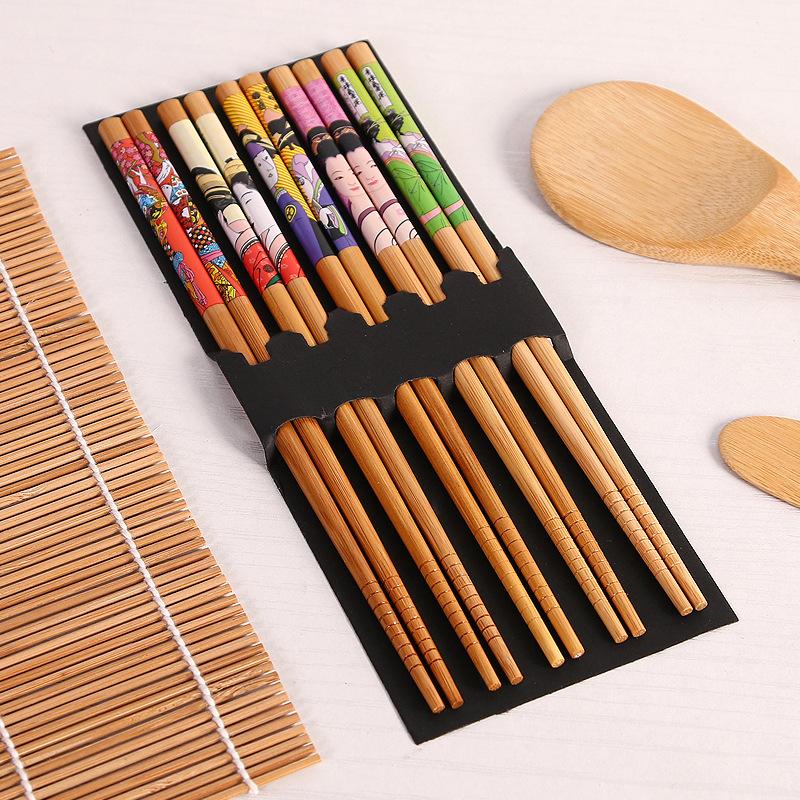 13pcs/set Sushi Maker Set Bamboo Rice DIY Sushis Making Kits Roll Cooking Tools Chopsticks Spoon Sushi Blade Sushi Curtain