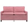 Pink Sofa 156 X 81 X 87.5 Cm Velvet