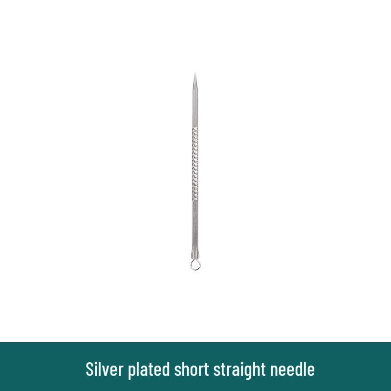 Stainless Steel Blackhead Remover and Pimple Extractor Set—4-Piece Beauty Tool for Acne and Zit Care