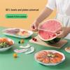 Food-Grade Elastic Cling Film Covers, 100 Count